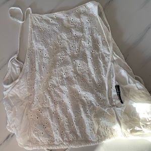 Brandy Melville Backless White Strap Tank